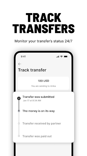 Ria Money Transfer ekran görüntüsü