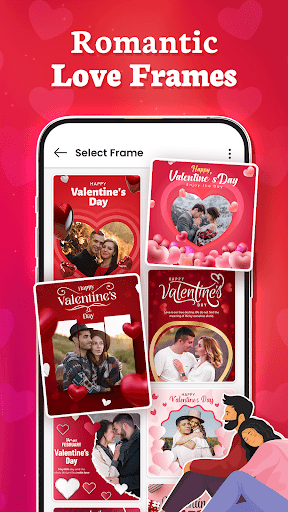 Valentine's Day Photo Frame ekran görüntüsü