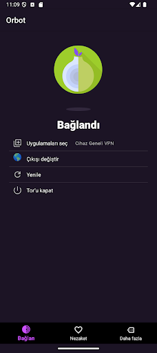 Orbot: Android için Tor ekran görüntüsü