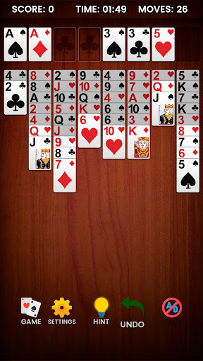 FreeCell Solitaire ekran görüntüsü