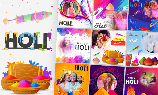 Holi Photo Editor & Frames ekran görüntüsü