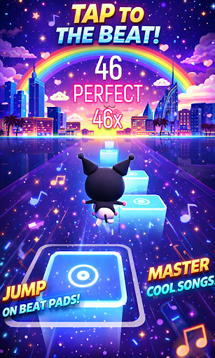 Dance Tiles Kuromi ekran görüntüsü