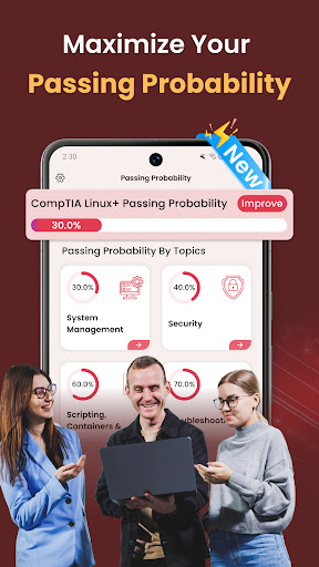 CompTIA Linux+ Practice Test ekran görüntüsü