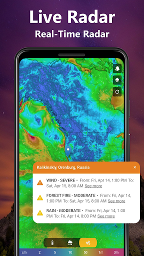 Hava Durumu - Canlı Radar ekran görüntüsü