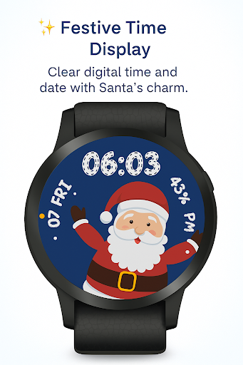 Merry Santa WatchFace ekran görüntüsü