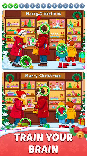 Christmas Find Differences ekran görüntüsü