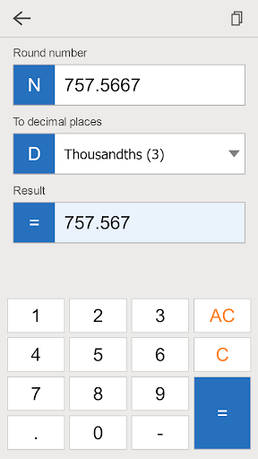 Rounding Numbers Calculator ekran görüntüsü