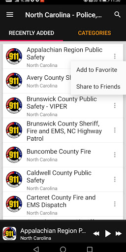 Police Scanner North Carolina ekran görüntüsü