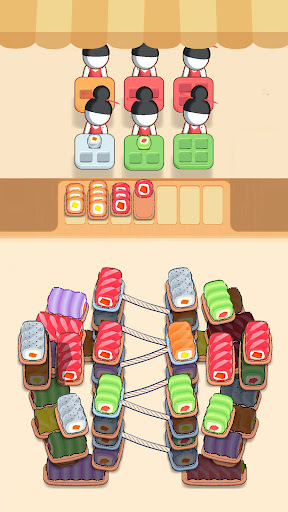 Sushi Sort: sıralama oyunları ekran görüntüsü