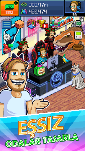 PewDiePie's Tuber Simulator ekran görüntüsü