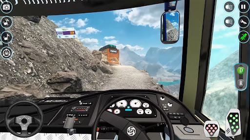 Offroad Bus Driving Bus Sim 3D ekran görüntüsü