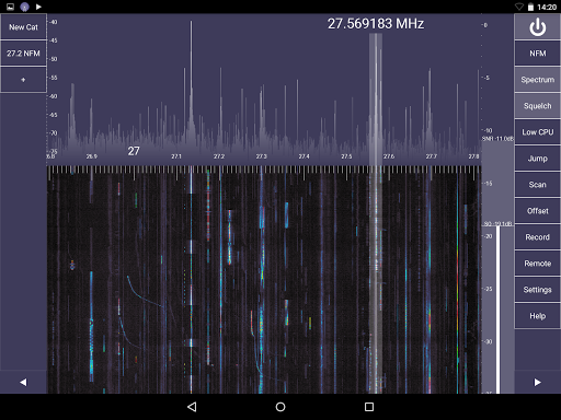SDR Touch - Live radio via USB ekran görüntüsü