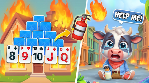 Solitaire TriPeaks Idle Farm ekran görüntüsü