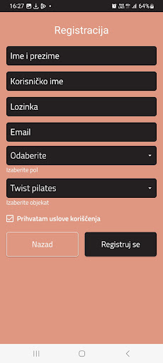 Twist pilates ekran görüntüsü
