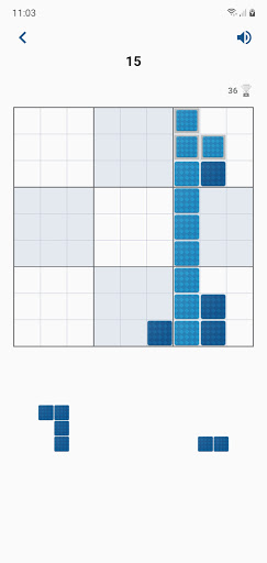 Blok Bulmaca: Sudoku tarzında ekran görüntüsü