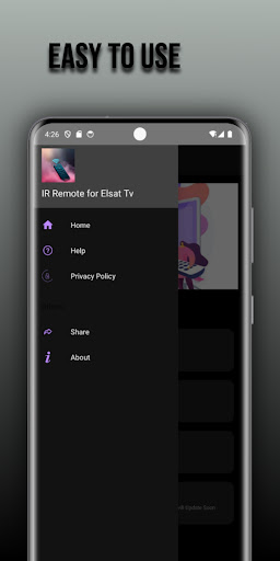 Remote for Elsat tv ekran görüntüsü