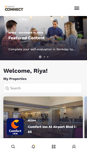 Choice Hotels ChoiceConnect ekran görüntüsü