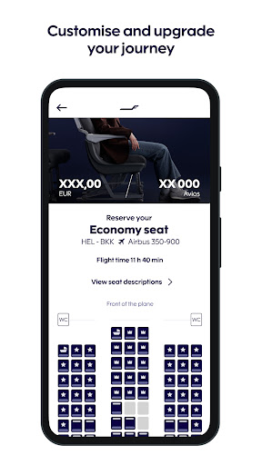 Finnair ekran görüntüsü