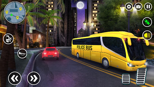 Bus Simulator 3D Police Games ekran görüntüsü