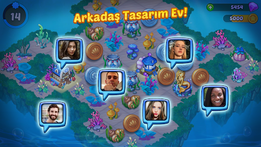 Merge Mermaids-magic puzzles ekran görüntüsü