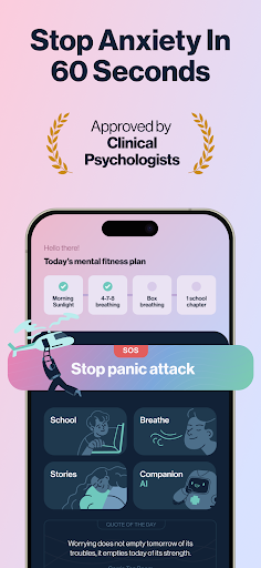 Anxiety & Panic Relief: Calmer ekran görüntüsü