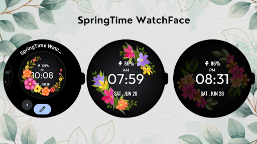 SpringTime WatchFace ekran görüntüsü