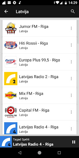 Latvian Radio Stations ekran görüntüsü