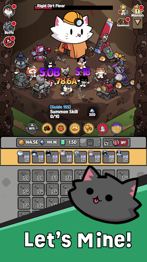 Cat Mine: Galaxy Adventure ekran görüntüsü
