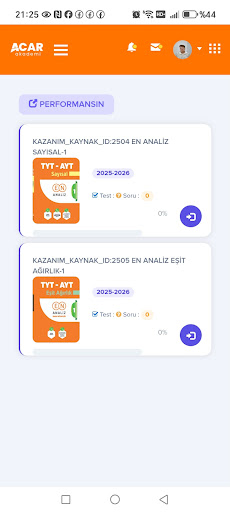 Acar Akademi ekran görüntüsü