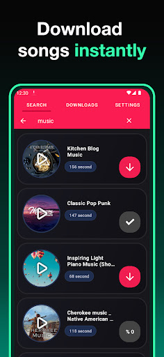 Müzik indirme programı - Mp3 ekran görüntüsü
