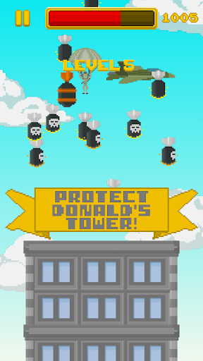 Donald's Tower - Tap the bombs ekran görüntüsü