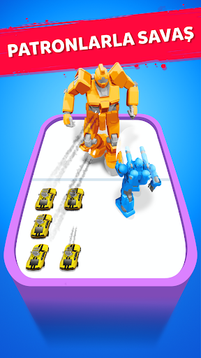 Robot Merge Master: Car Games ekran görüntüsü