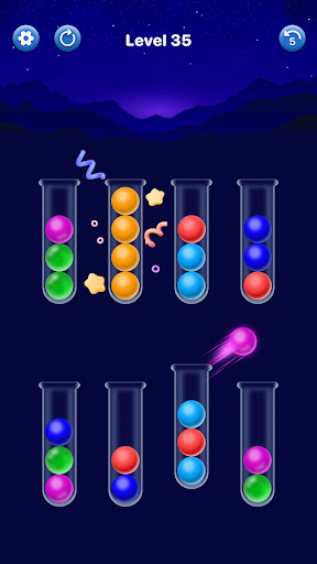 Color Balls: Renk sıralama ekran görüntüsü