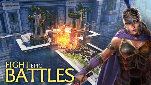 Olympus Rising: Strateji oyunu ekran görüntüsü