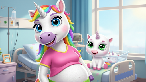 Unicorn Mommy & Baby Simulator ekran görüntüsü