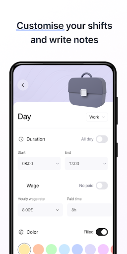 Shift Work Calendar ekran görüntüsü