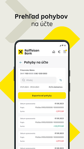 Raiffeisen Bank SK ekran görüntüsü