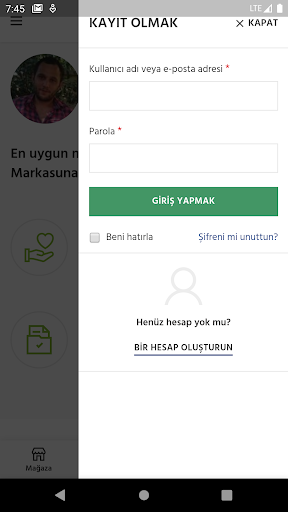 Marka Sunar ekran görüntüsü