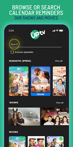My UPtv ekran görüntüsü