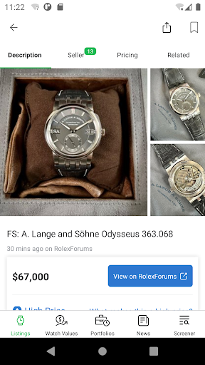 WatchCharts ekran görüntüsü