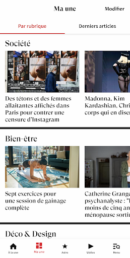Madame Figaro, le news féminin ekran görüntüsü