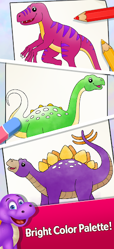 Dino Coloring & Drawing Book ekran görüntüsü