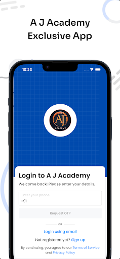The AJ Academy ekran görüntüsü