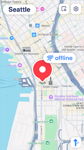 Offline Haritalar: GPS Navi ekran görüntüsü