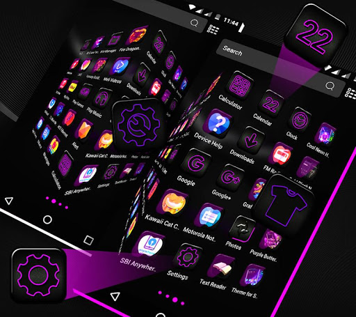 Crystal Black Apple Theme ekran görüntüsü