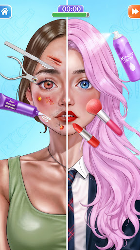ASMR Skincare Satisfying Games ekran görüntüsü