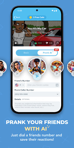 Prank Caller: Voice & AI Chat ekran görüntüsü
