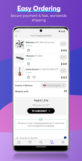 Thomann: Discover Music Gear ekran görüntüsü