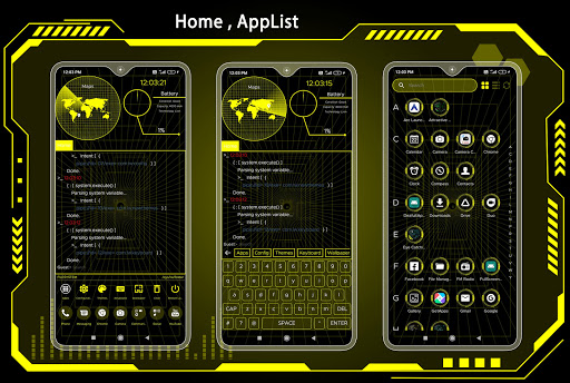 Cyber Hi-tech Launcher 2024 ekran görüntüsü