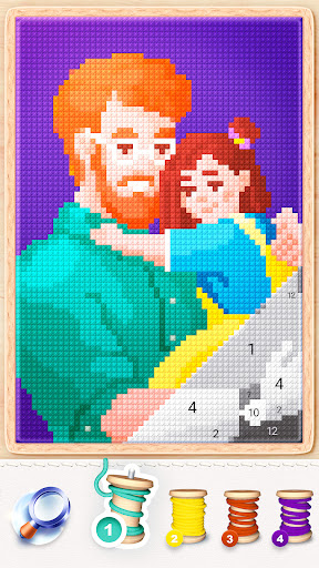 Magic Cross Stitch: Pixel Art ekran görüntüsü